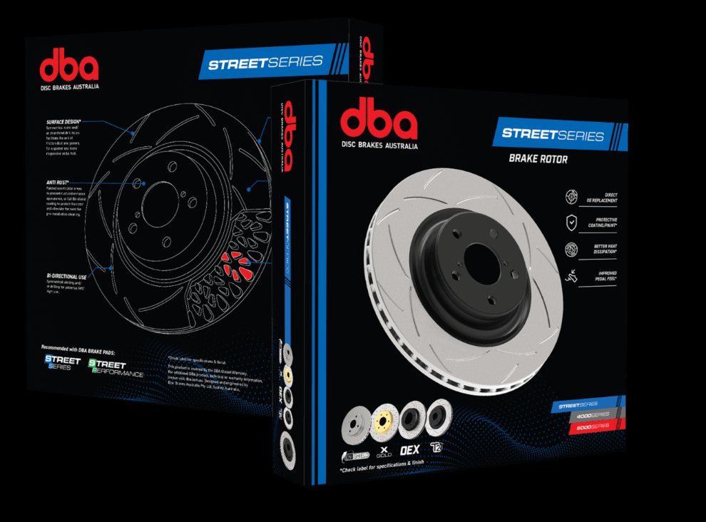 Subaru BRZ / Toyota 86 DBA T2 Street Slotted Rotors Rear PAIR (Brembo Calipers)