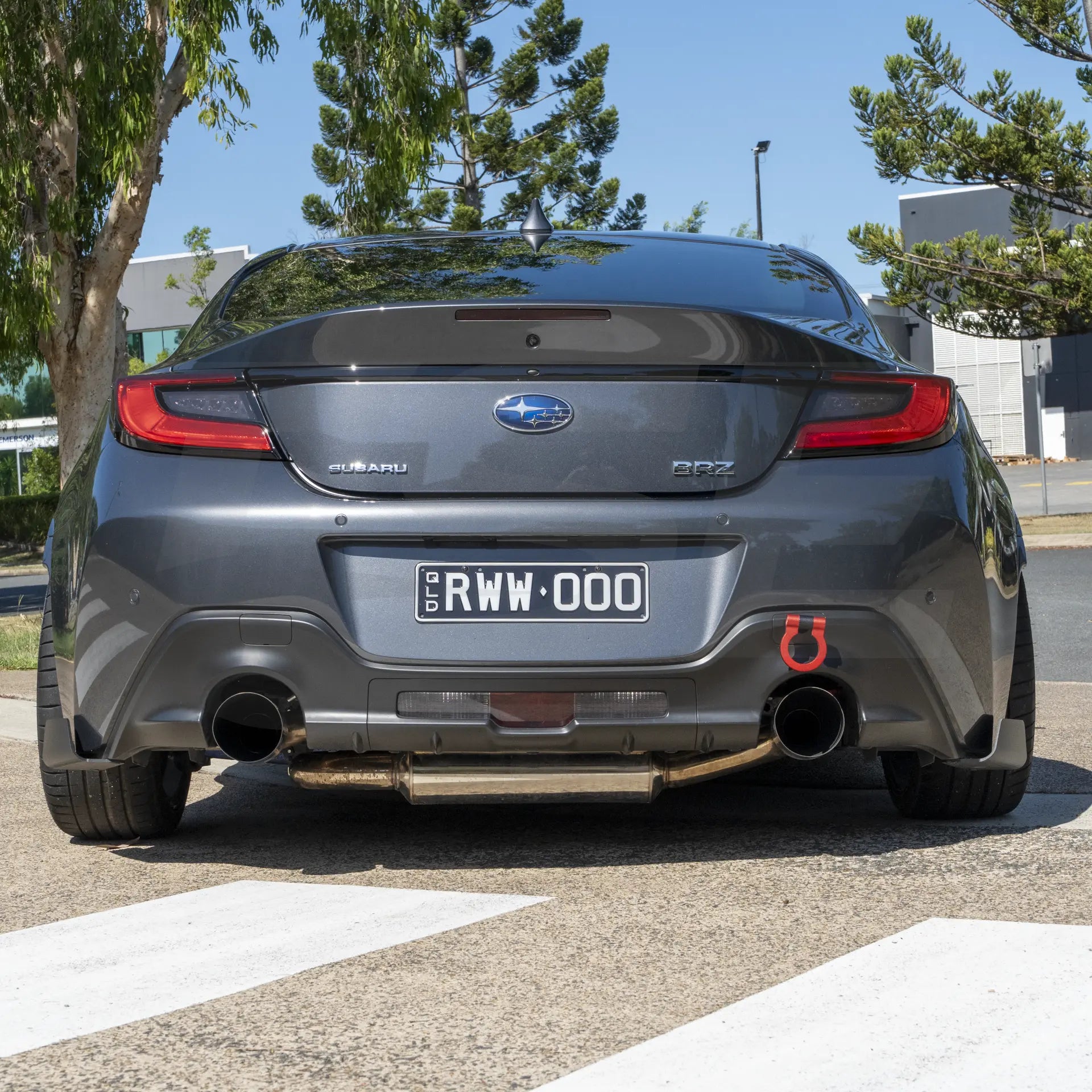 Rear Spats / Air Diffusers for 2022+ Subaru BRZ & Toyota GR86 Trackspec Engineering