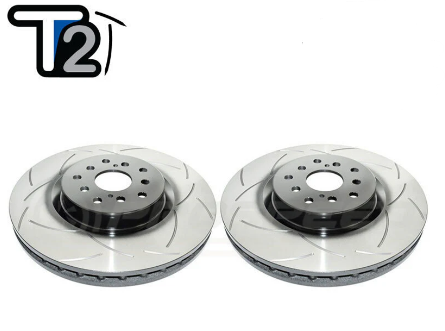 Subaru BRZ / Toyota 86 DBA T2 Street Slotted Rotors Front PAIR (Brembo Calipers)