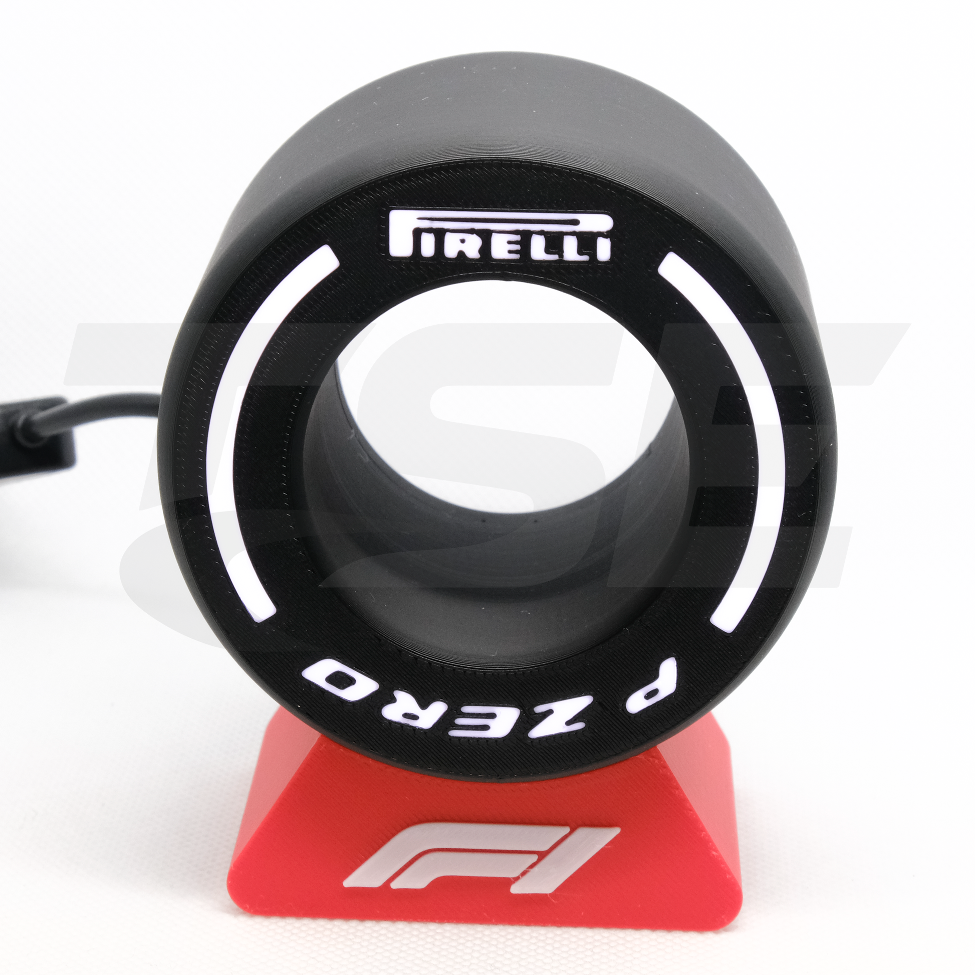 Pirelli F1 Mini Tire RGB LED Desk Light – Bluetooth & Remote Controlled Trackspec Engineering
