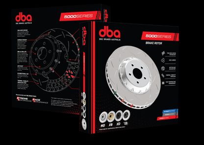 Subaru BRZ / Toyota 86 DBA T3 5000 2-Piece Slotted Front Rotors PAIR (Brembo Calipers)