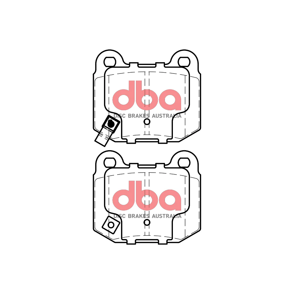 BRZ / 86 DBA SS Street Series OE Replacement Rear Brake Pads (Brembo Caliper)
