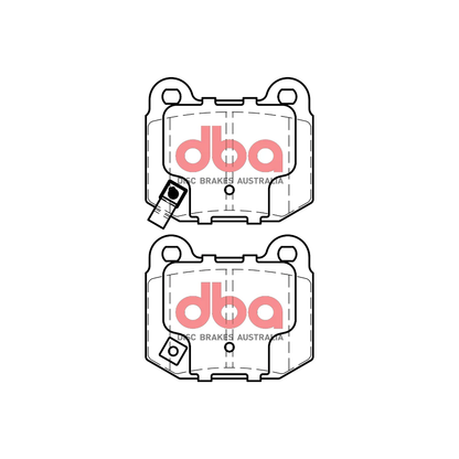 BRZ / 86 DBA SS Street Series OE Replacement Rear Brake Pads (Brembo Caliper)