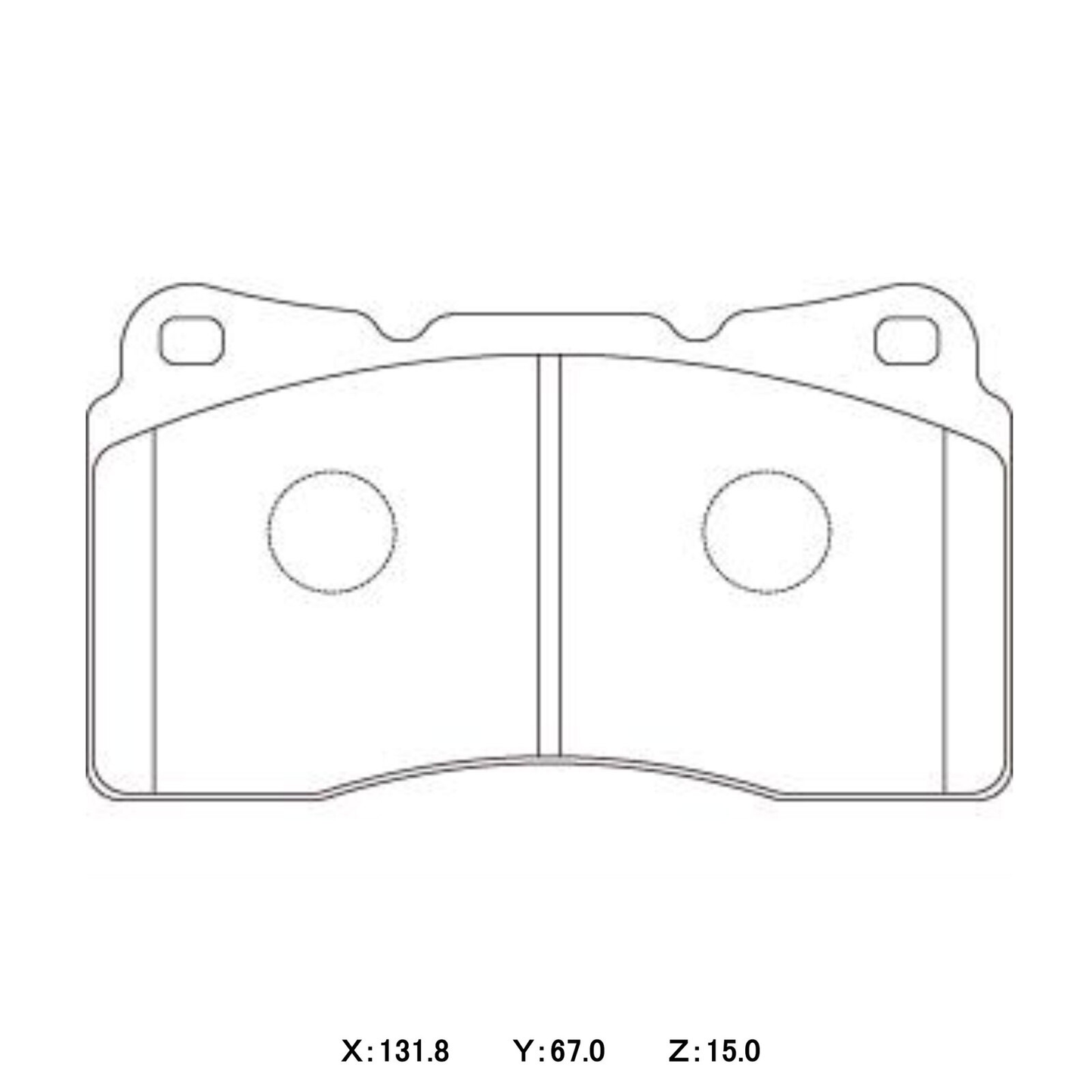 BRZ / 86 Circo M119 Race Front Brake Pad Set (Brembo Caliper)