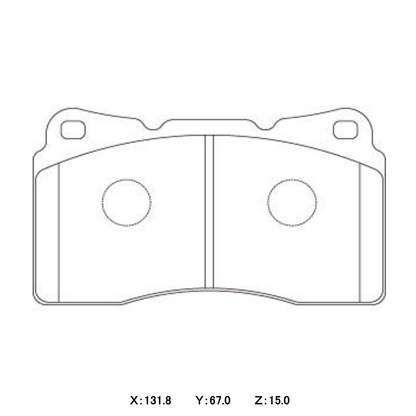 BRZ / 86 Circo M119 Race Front Brake Pad Set (Brembo Caliper)