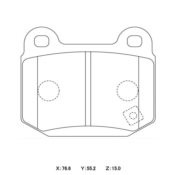 BRZ / 86 Circo M119 Race Rear Brake Pad Set (Brembo Caliper)