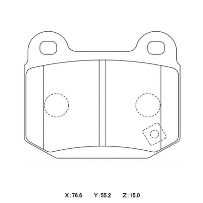 BRZ / 86 Circo M119 Race Rear Brake Pad Set (Brembo Caliper)